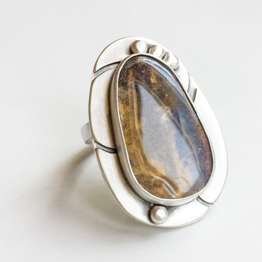 Boulder Opal Ring