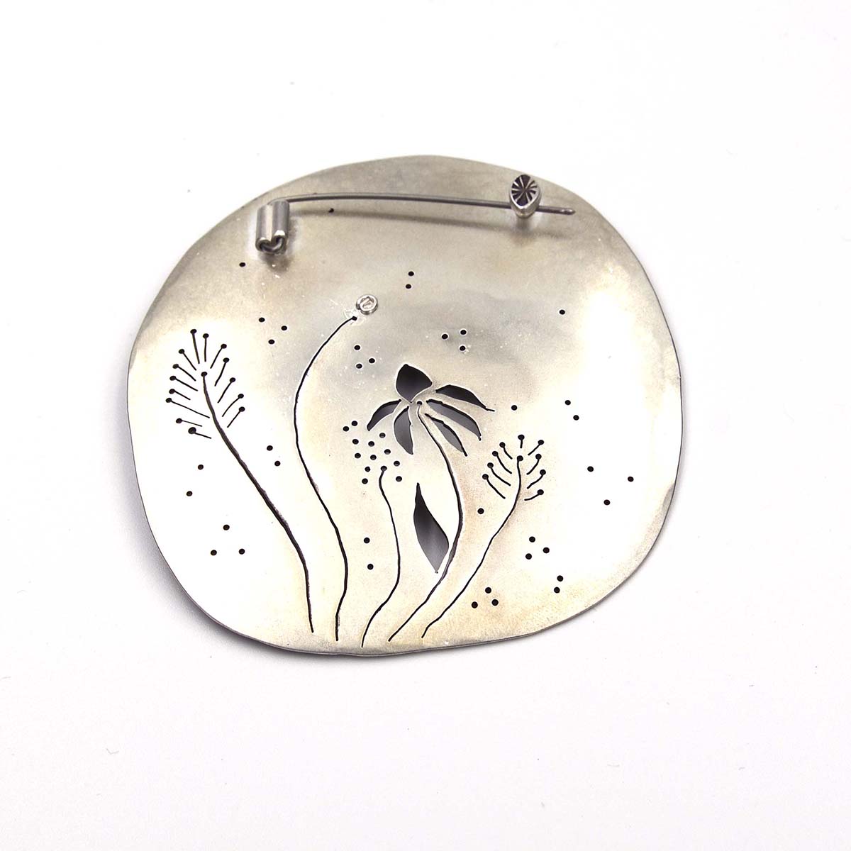 Pearl Garden - Pendant Brooch