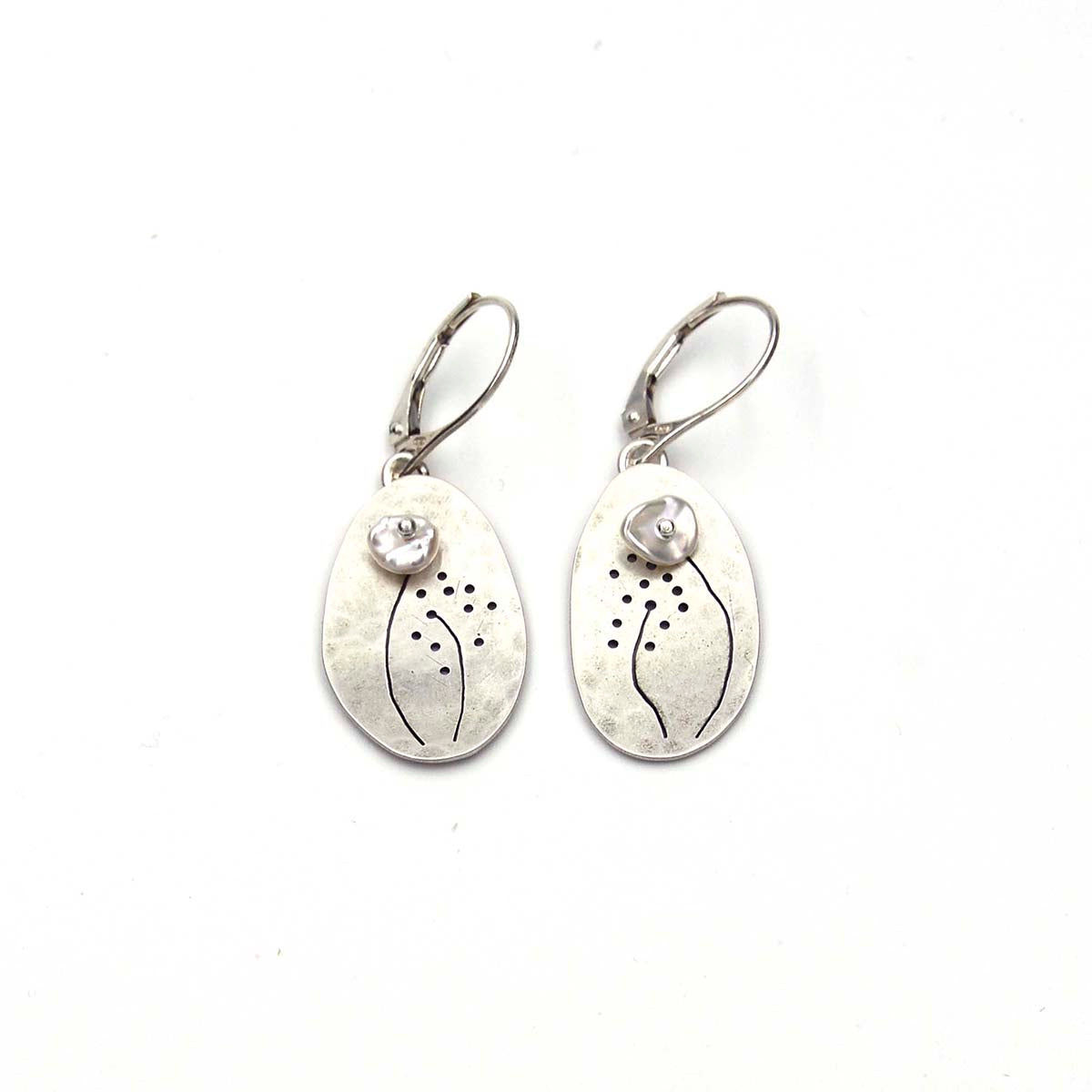 Pearl Garden - Herb Earrings