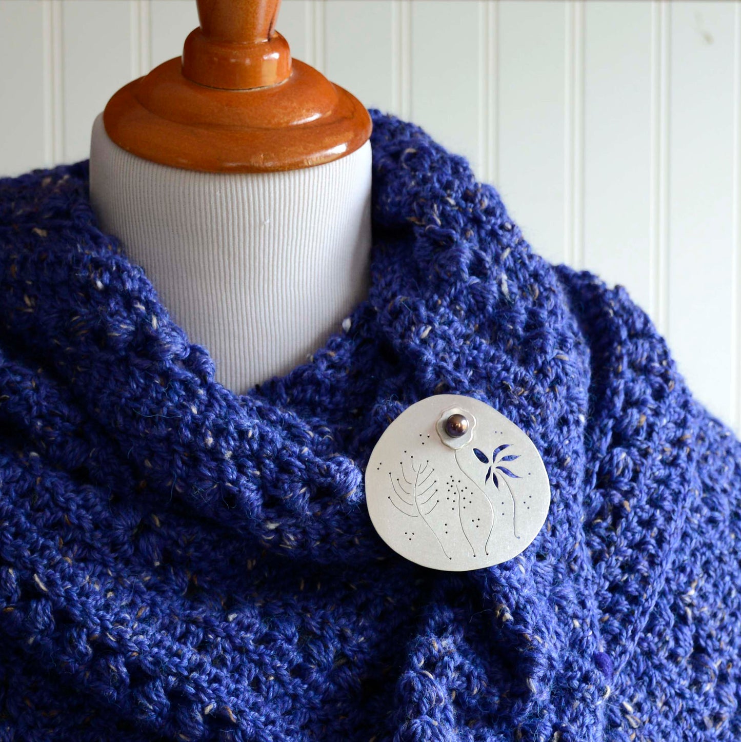 Pearl Garden 2024 - Sterling Silver Pendant Brooch