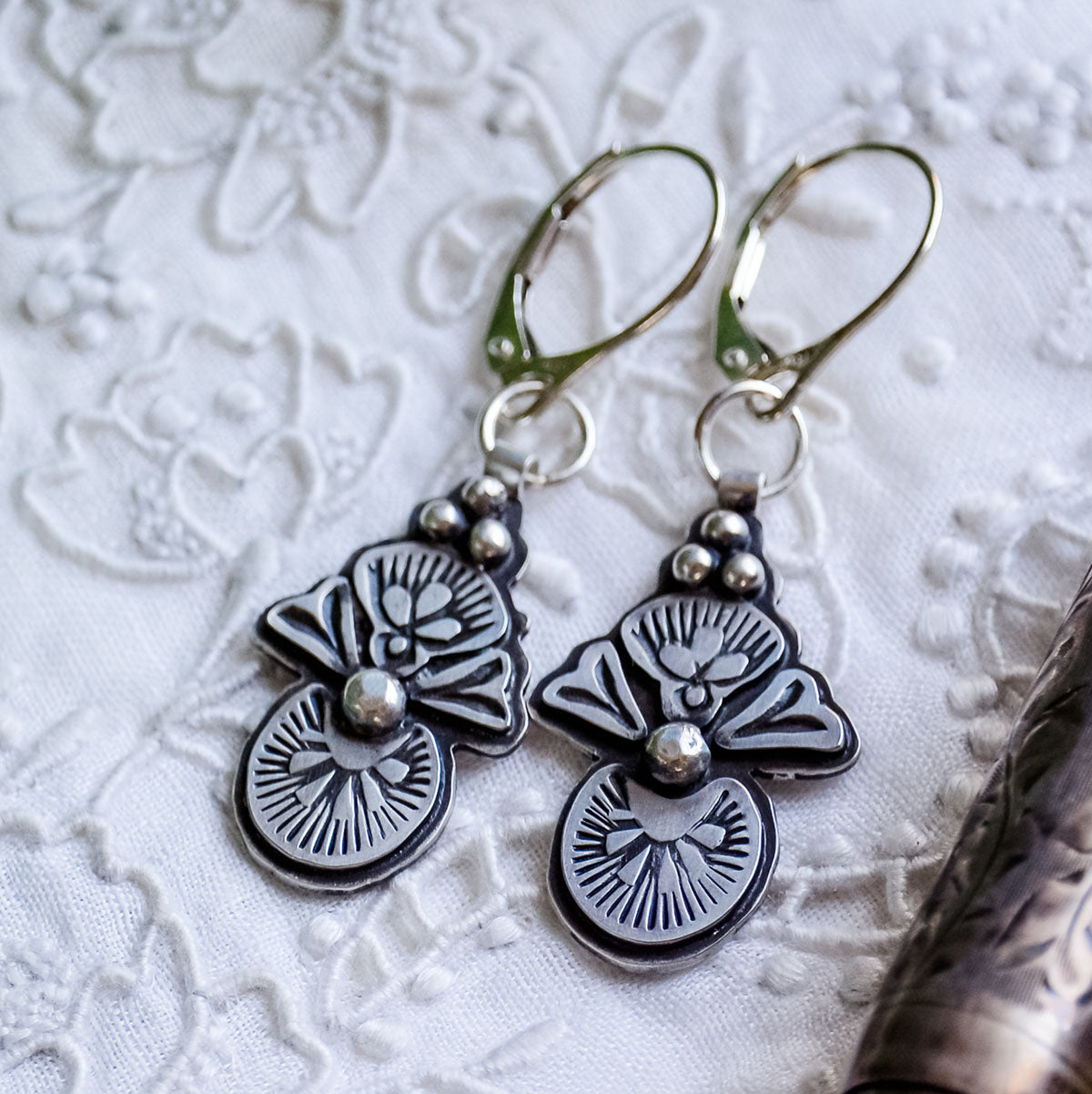 Lace Garden Earrings #2