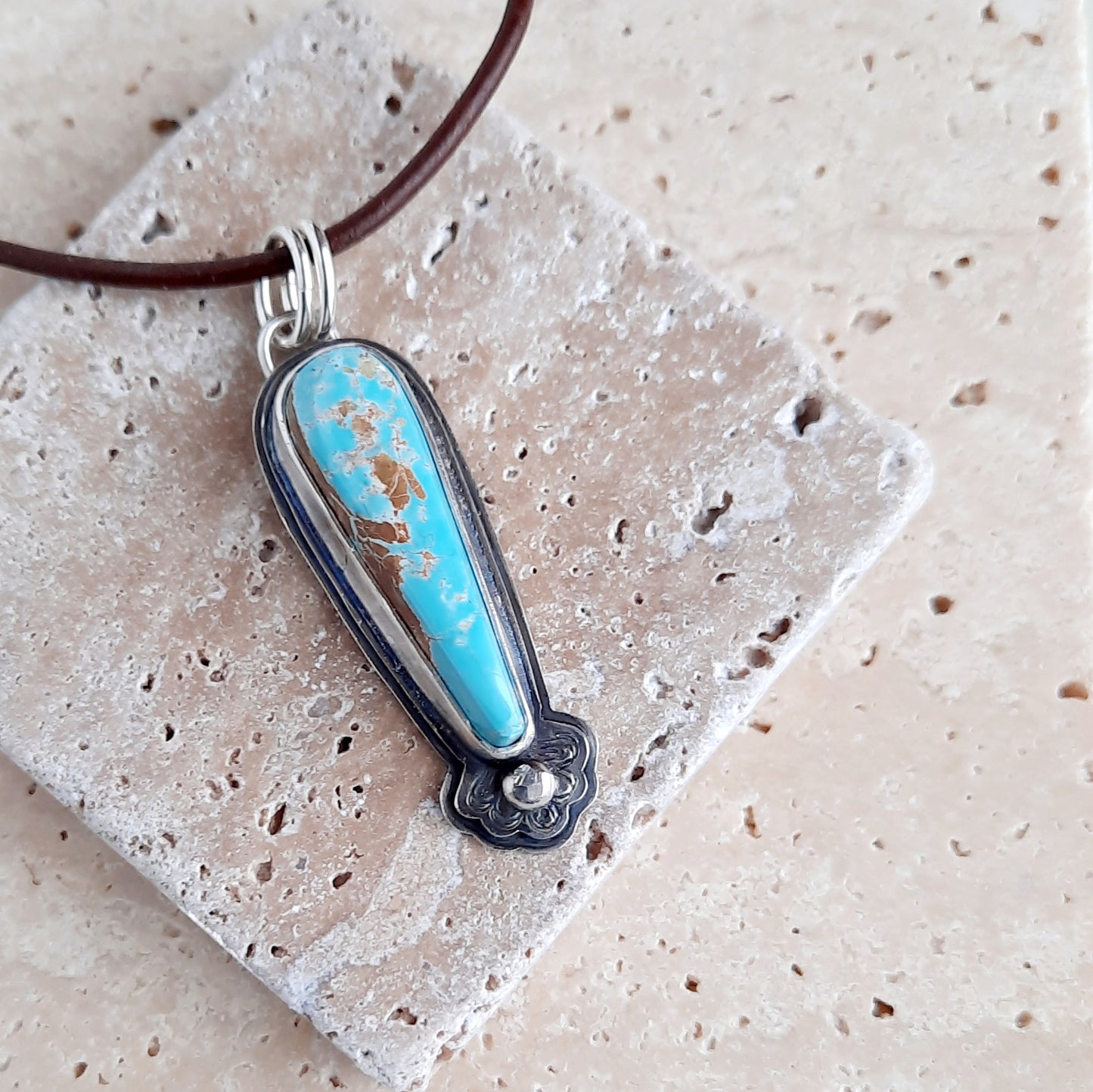 Trail Blaze: Turquoise Pendant