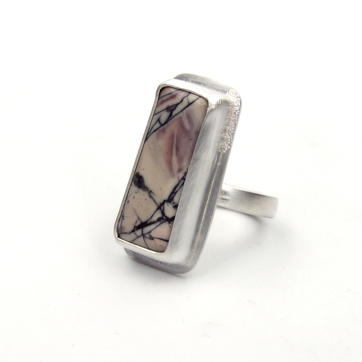 Porcelain Jasper Ring - Size 5.75