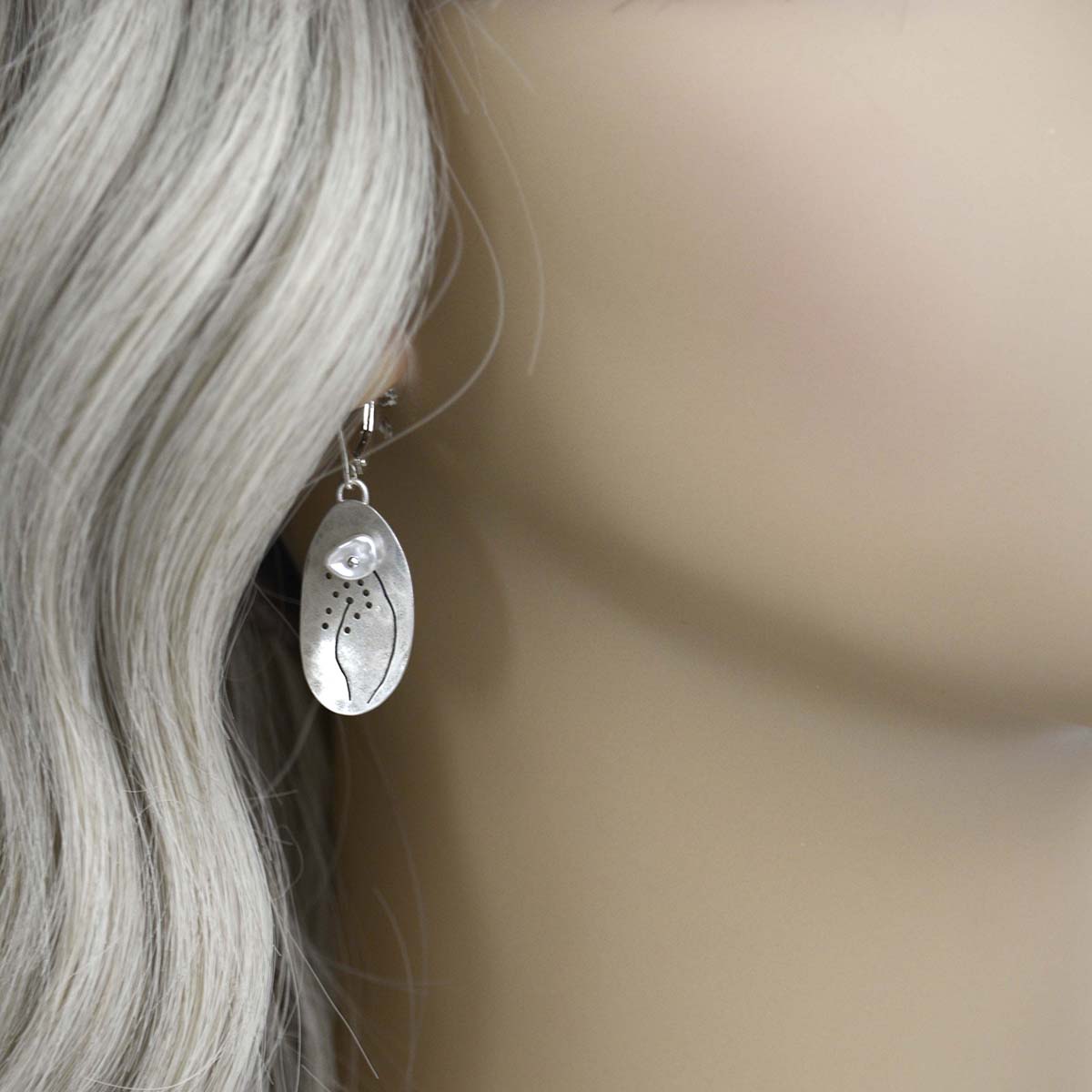 Pearl Garden - Herb Earrings