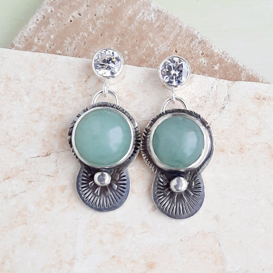 Trail Blaze: Aventurine Earrings