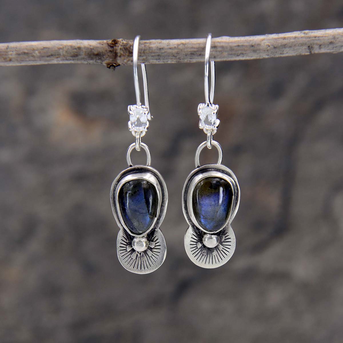 Trail Blaze: Labradorite Earrings