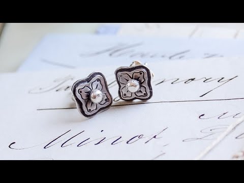 Lace Garden Stud Earrings