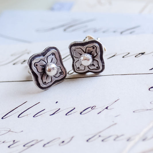 Lace Garden Stud Earrings