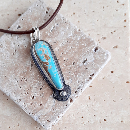 Trail Blaze: Turquoise Pendant