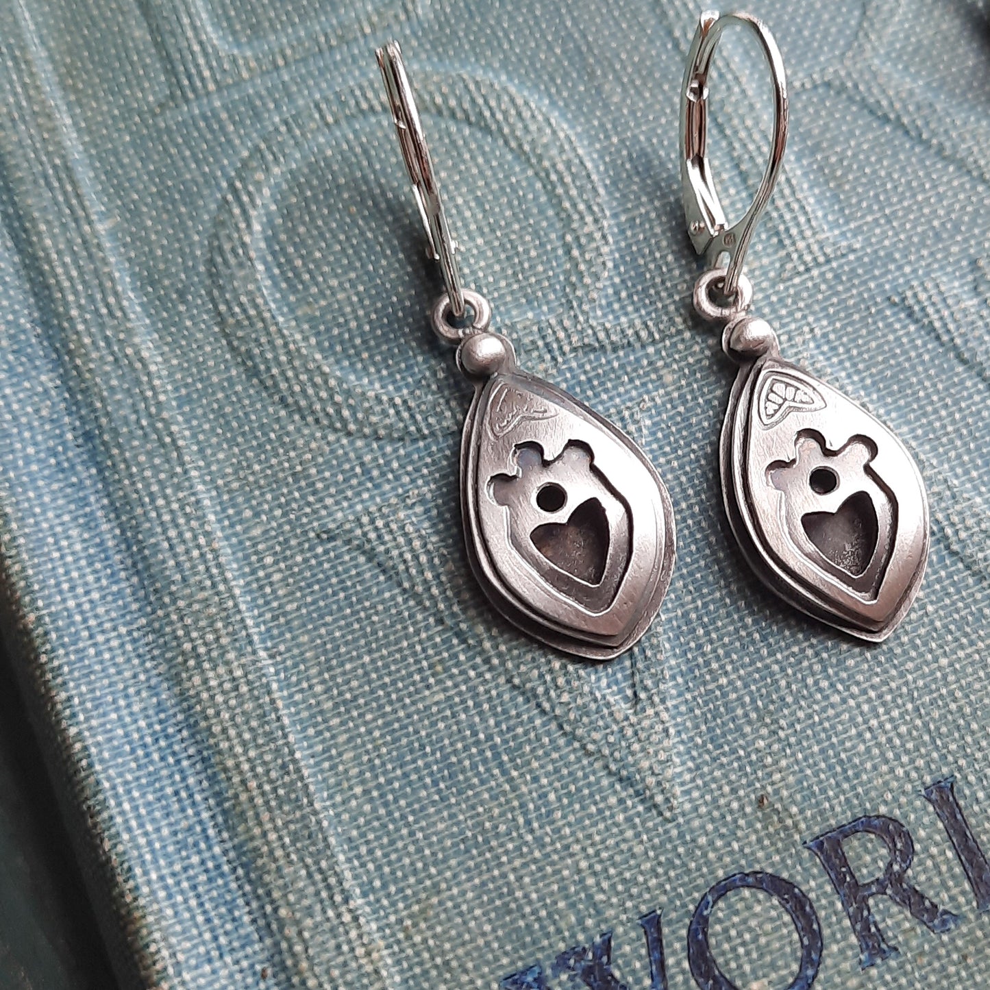 Heart Within - Sterling Silver Earrings - Faith Collection
