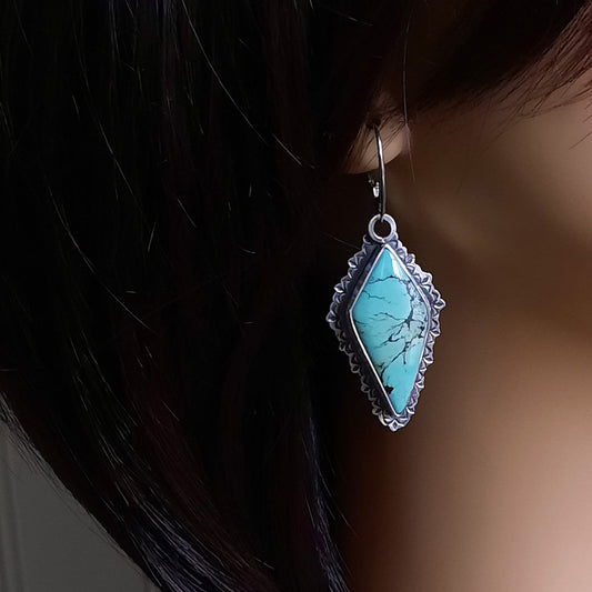 Lacy Turquoise Earrings