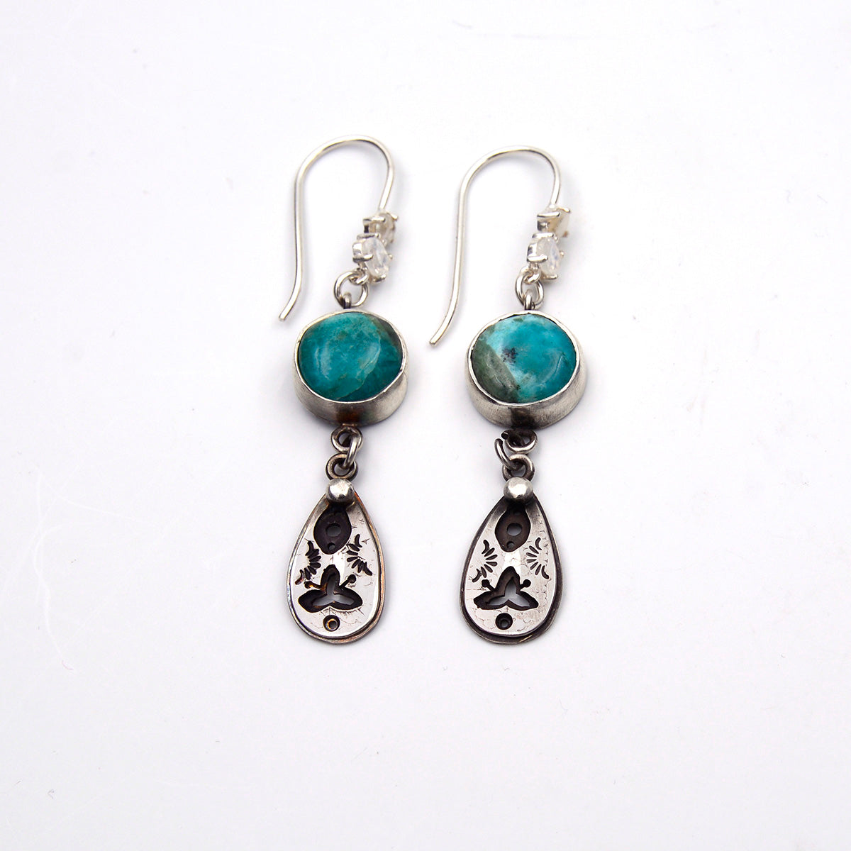 Together - Peruvian Opals & Sterling Silver Earrings - Faith Collection