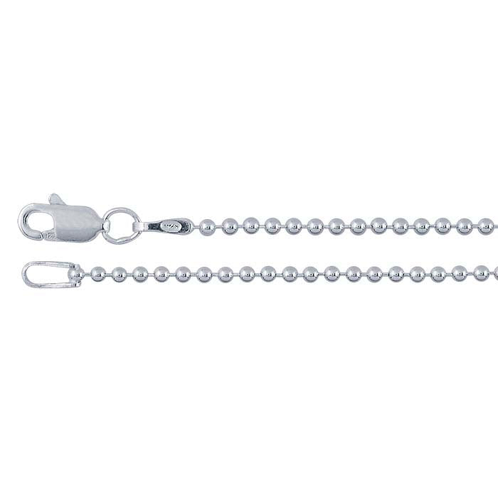 Sterling Silver Bead Chains