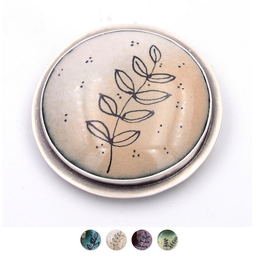 Botanical Sketch Convertible Brooch